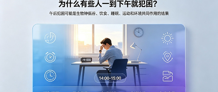 为什么有些人一到下午就犯困？