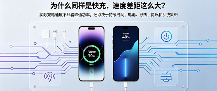 为什么同样是快充，不同手机充电速度差距这么大？