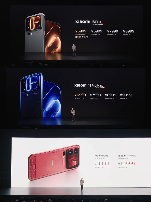 5999元起,小米18Pro系列发布