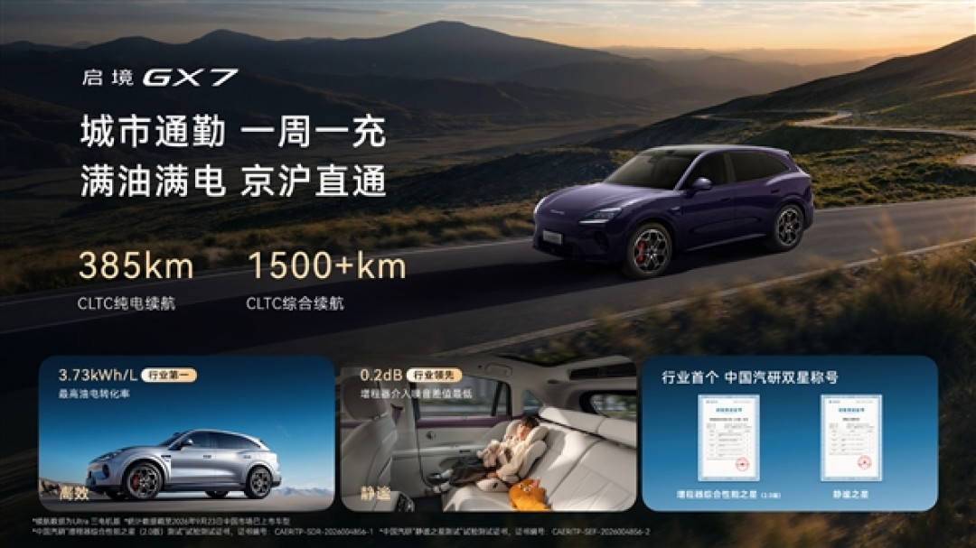 起步就是四激光+L3架构!广汽启境GX7上市:限时22.99万起