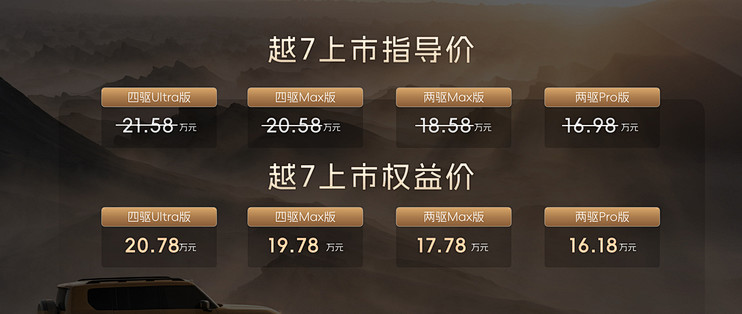 传祺越7正式上市，16.18万元起！开启科技越野主义新时代