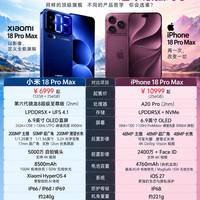 巅峰对决!小米18 Pro Max vs iPhone 18 Pro Max,你选谁?