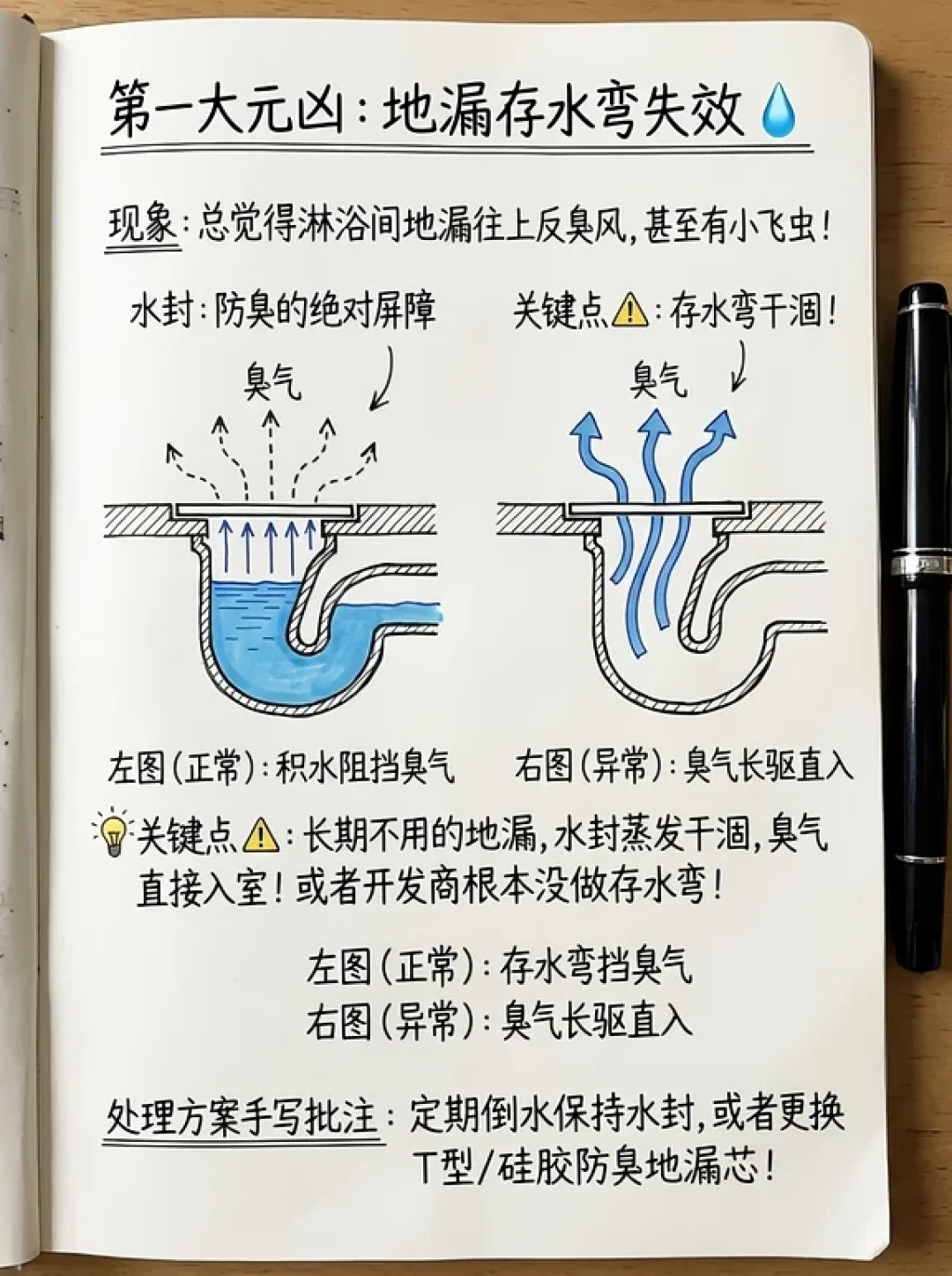 降温关窗第一周,卫生间那股下水道味又回来了:先别急着换防臭地漏——3.8万赞爆帖评论区里换芯还臭、马桶拆三遍还臭的大有人在,知乎9月连出5个新提问、B站水电师傅9月19日刚发止逆阀视频,臭气进屋只有两条路:五个漏点按免费自检顺序排完再花钱,从6块硅胶芯、20块存水弯、30块法兰圈到砸砖断层,租房自住分开说,“一开油烟机就臭”的负压真相和马桶底下那两个洞一次讲清