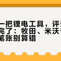 入坑第一把锂电工具，评论区先替你吵完了：牧田、米沃奇、得伟，三笔账别算错