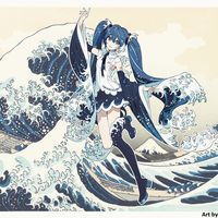 8,500日元、2027年4月出荷：GSC粘土人「葛饰北斋×初音未来」开订——双马尾化作《神奈川冲浪里》的浪、东博「见返美人ミク」后第二站，评论区1,202赞「我操这个好看」vs 72赞「橡皮泥感好重」、印刷博物馆展首日镜子画除葱全切：交定金、冲现场还是等10月下旬通贩，这三笔账我替你摸完了