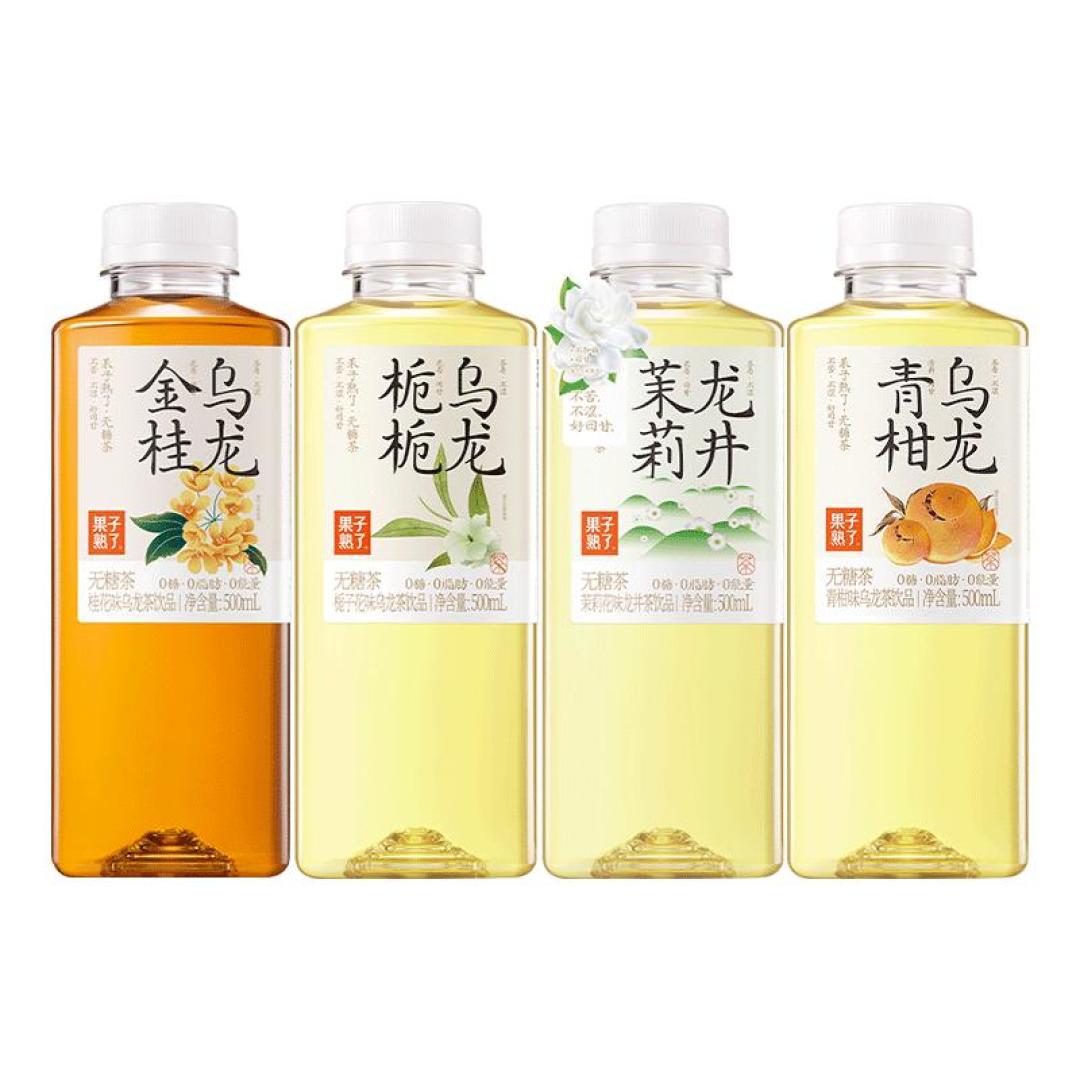 饮料货架正在悄悄
