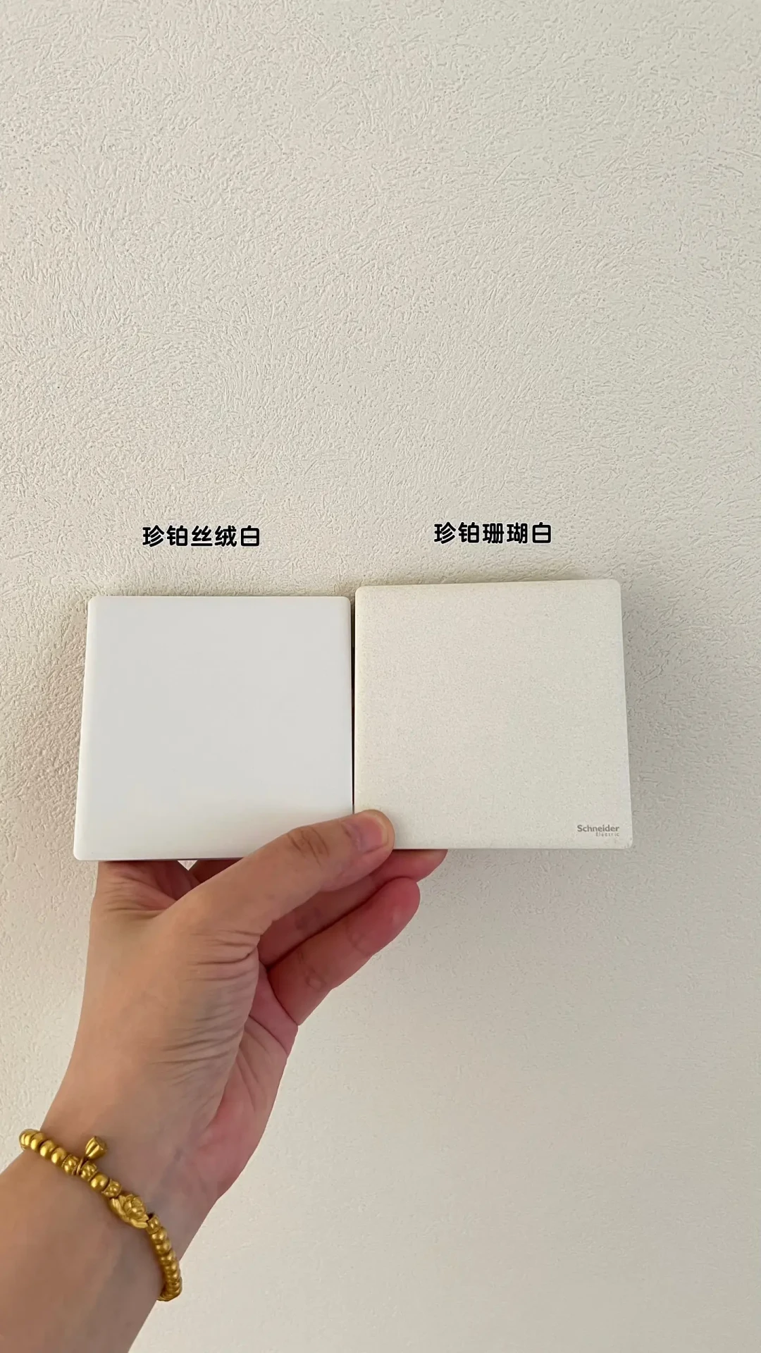 都是白,价差3倍:摞完几十篇施耐德选购帖,珊瑚白/丝绒白/玉脂白一次分清,配漆对色直接抄