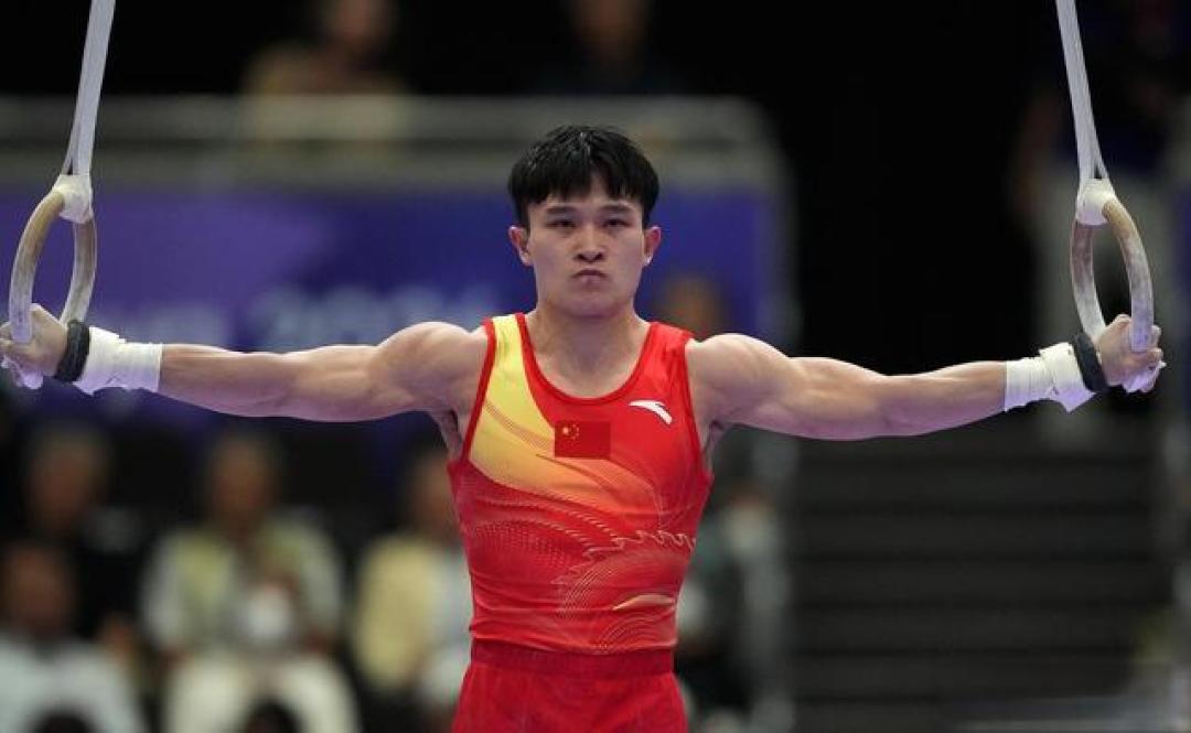 兰星宇吊环斩获15.200全场最高分 助中国体操男队亚运夺冠