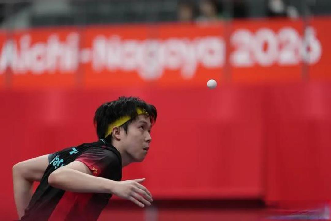 走出失利阴影!林诗栋3比0横扫冯翊新,助国乒男团晋级亚运决赛