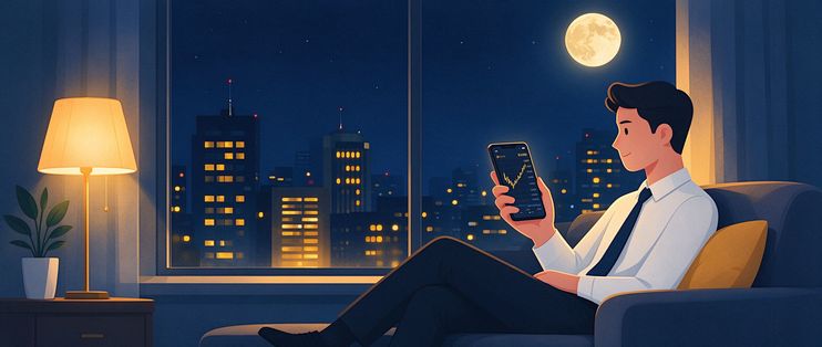 白天上班看不了盘？夜盘交易才是打工人买金姿势