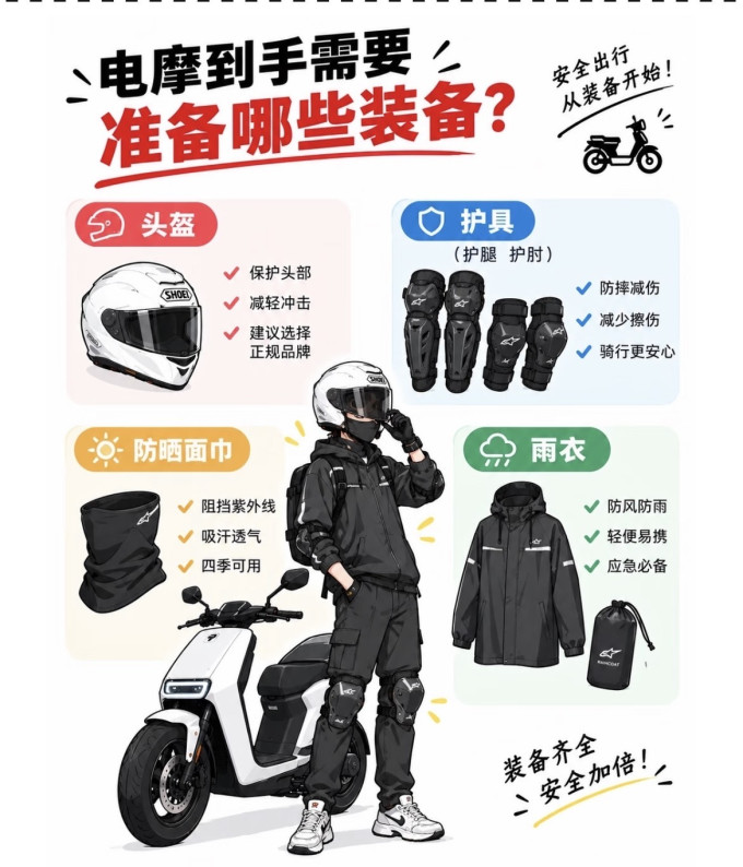 摩托车骑行装备