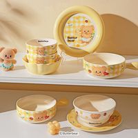 摩登主妇&黄油小熊釉下彩餐具 简单说说