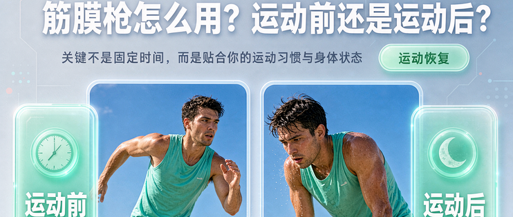 筋膜枪运动前用还是运动后用？刚买回来别急着乱用