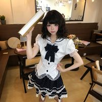 原创JK水手服 波点蛋糕裙套装 简单说说