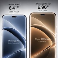 iPhone20 Pro系列渲染图|屏幕尺寸大变革🔥