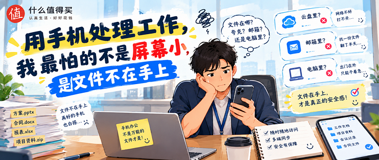 用手机处理工作,我最怕的不是屏幕小,是文件不在手上