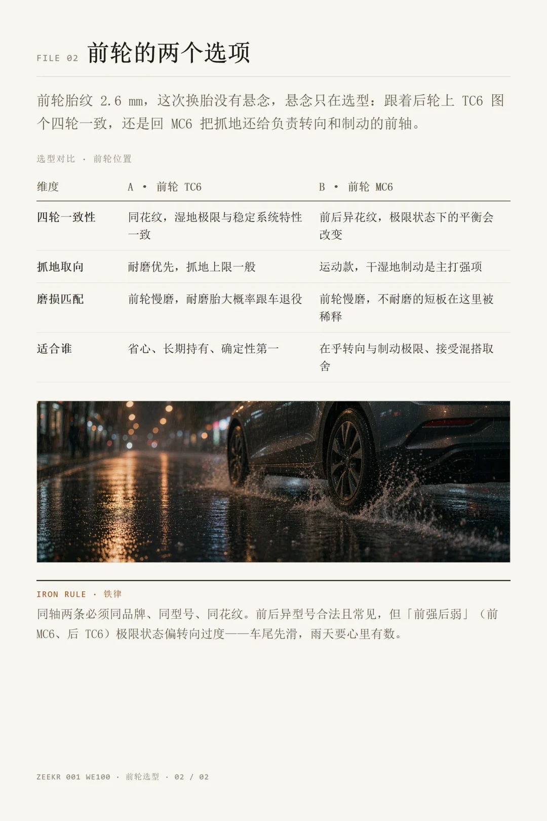 007GT磨到露钢丝的是米其林，海豹的原厂马牌只跑了4.9万：电车换第二套胎前，先把驱动轴、价签、载重指数三本账对完