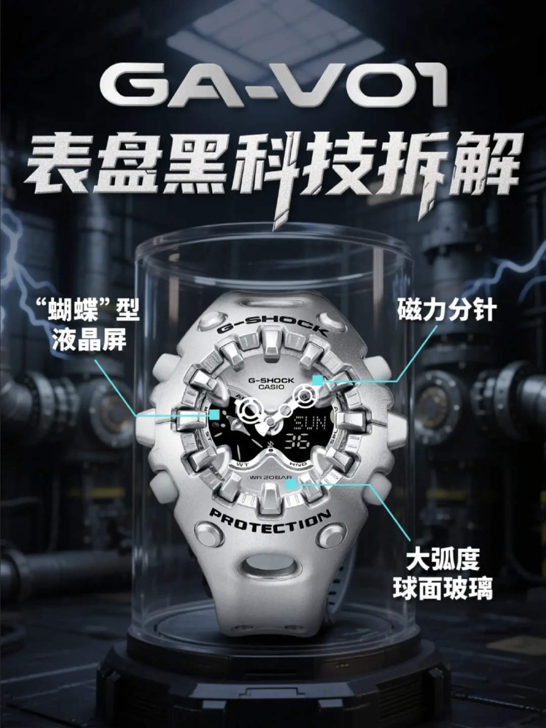 G-SHOCK方块装上磁吸指针：GAC-2500预计11月发售、135美元起，专治多年“卡针”病，但缺电波太阳能，等不等先看清这三层
