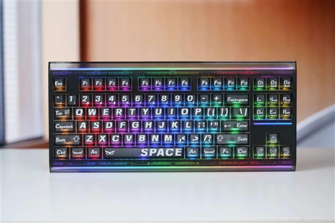 299元光效拉满!ikbc光盒87图赏:185颗LED音乐律动