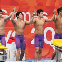 3分10秒60！中国男子4×100自接力破亚洲纪录卫冕成功，潘展乐最后一棒太稳了