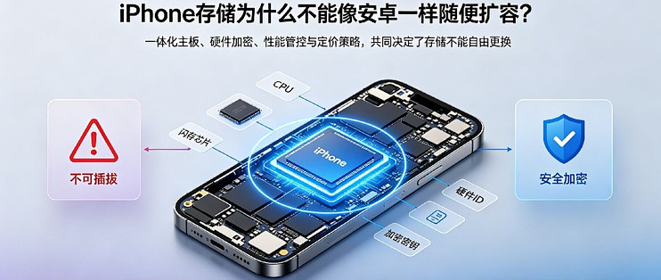 iPhone存储为什么不能像安卓一样随便扩容？
