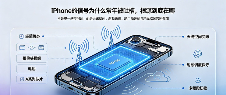 iPhone的信号为什么常年被吐槽，根源到底在哪