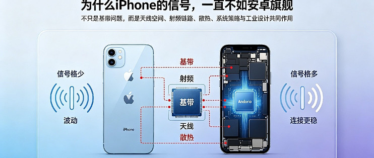 为什么iPhone的信号，一直不如安卓旗舰