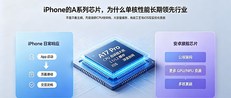 iPhone的A系列芯片，为什么单核性能长期领先行业