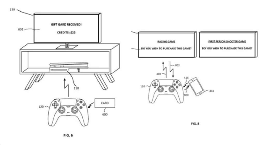 索尼研发新专利:PS5手柄变刷卡机 碰一碰就能买游戏!
