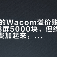 双11前的Wacom溢价账单:DTK168屏5000块,但线、笔、维修费加起来,溢价到底买什么