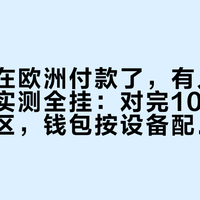 微信能在欧洲付款了，有人说好使有人实测全挂：对完10篇帖子的评论区，钱包按设备配才不翻车