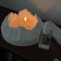 适合i人独处的氛围感雪山蜡烛