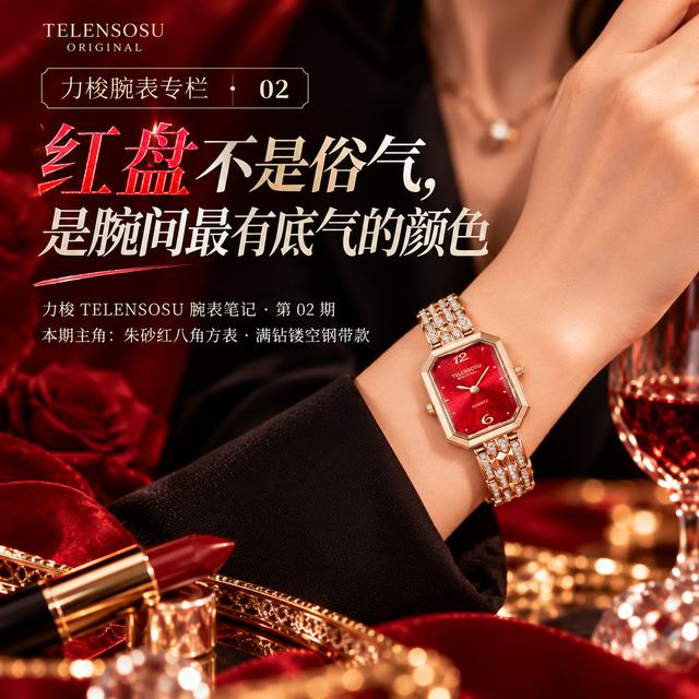红盘不是俗气，是腕间最有底气的颜色