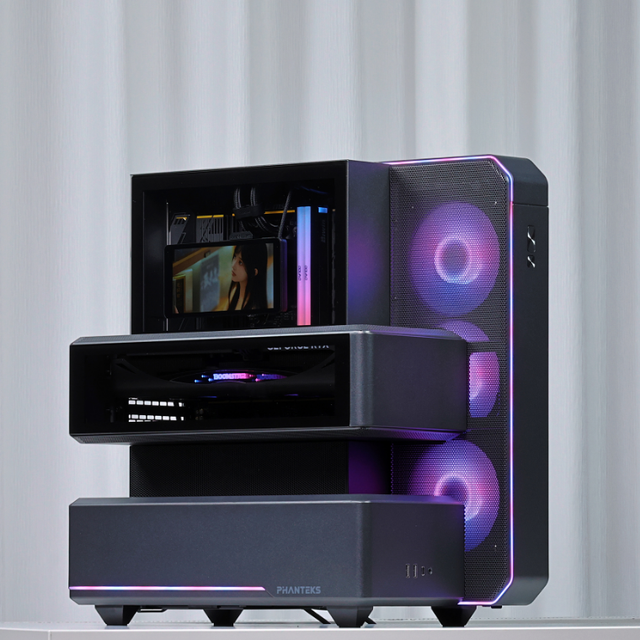 半开放式主机？98X3D+5080星曜+48G大内存+追风者雕堡EX5 MAX机箱