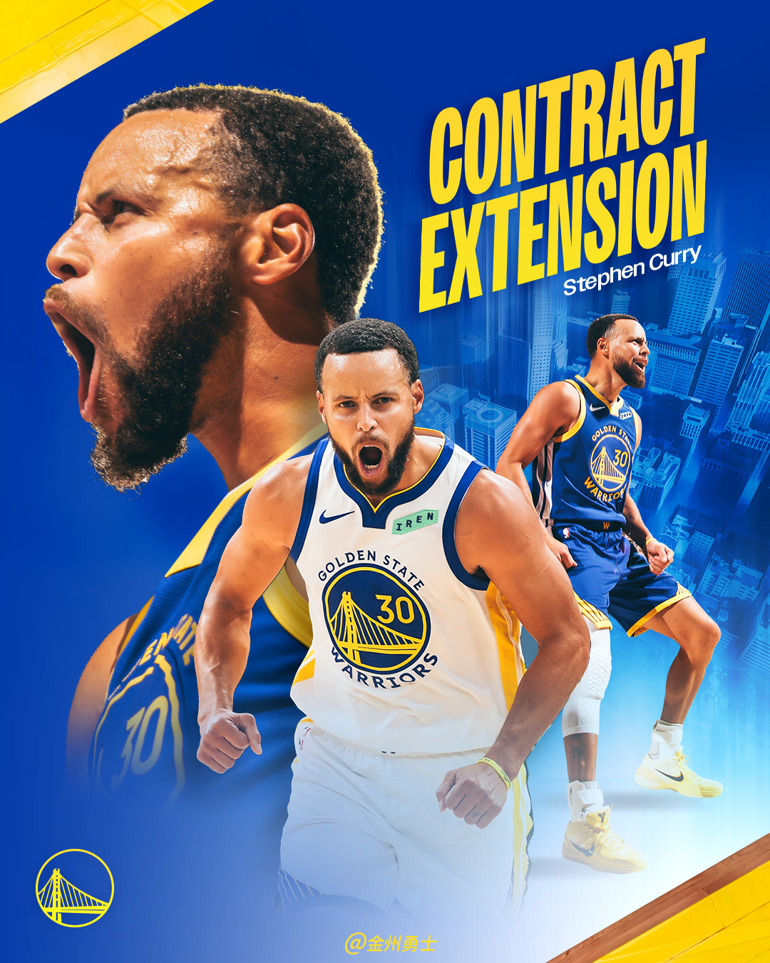 库里降薪2070万续约勇士:NBA历史第一个6亿先生,竟是被