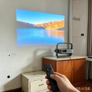 租房搬家神器？这投影比保温杯还小