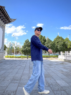 秋日长袖实穿分享：Dickies 320g藏青色这样搭