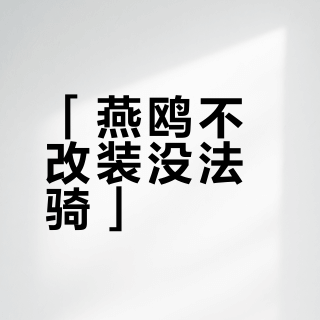 「燕鸥不改装没法骑」?对完改装作业的高频三处和碳轮那场103评骂战,我把先改哪、哪笔钱先别花讲清了