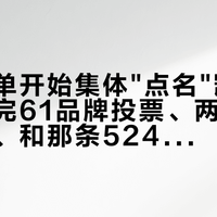 出圈清单开始集体"点名"凯尼派克：翻完61品牌投票、两个干活人的包、和那条524赞原文里被转发删掉的话，我把要不要跟买理成了一张判定表