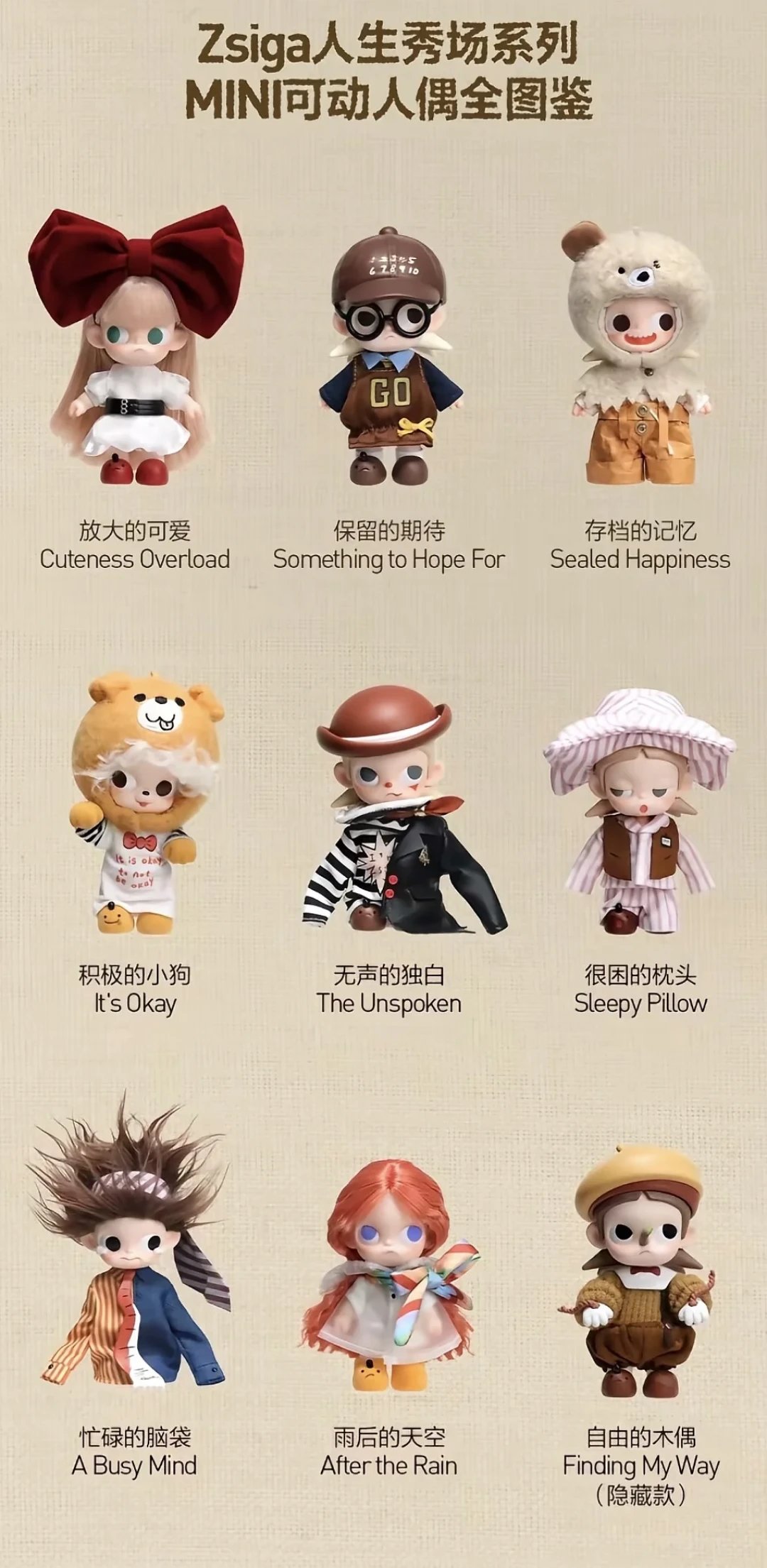 泡泡玛特Zsiga可动人偶别急着溢价,有款已回原价