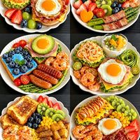 标题：6款开放式吐司早餐✨高颜值brunch，好吃不重样