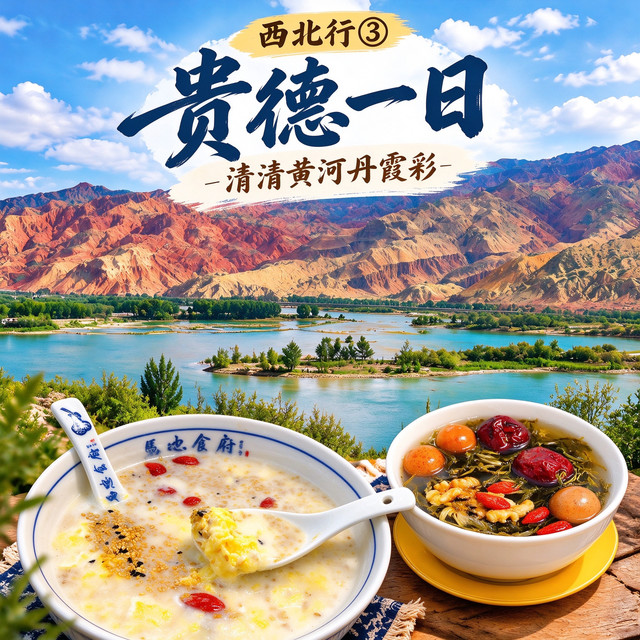 西北行③贵德一日｜清清黄河丹霞彩