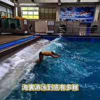 一个视频告诉你，海里游泳到底有多难