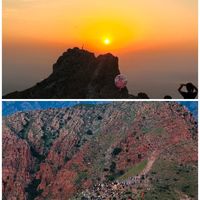 上千人深夜奔赴宁夏滚钟口,夜爬贺兰山共赴浪漫日出之约