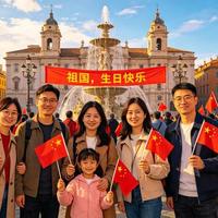 1634万人出境过国庆,中国游客在全世界放声高歌表白祖国