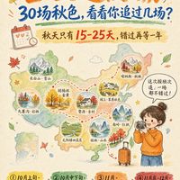30 场秋天限定的绝美秋色,错过再等一年——看看你追过几场?