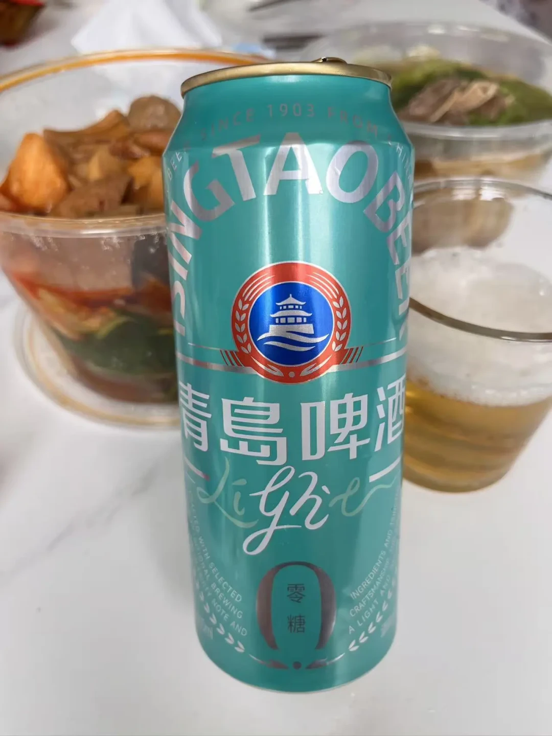 一瓶0糖青岛啤酒轻干约145千卡:减脂期想囤它,先把这三组数对清楚
