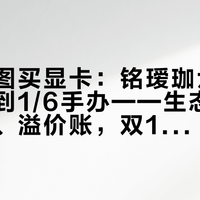 为一张图买显卡：铭瑄瑷珈六年从背板印到1/6手办——生态账、涨幅账、溢价账，双11前一次对完