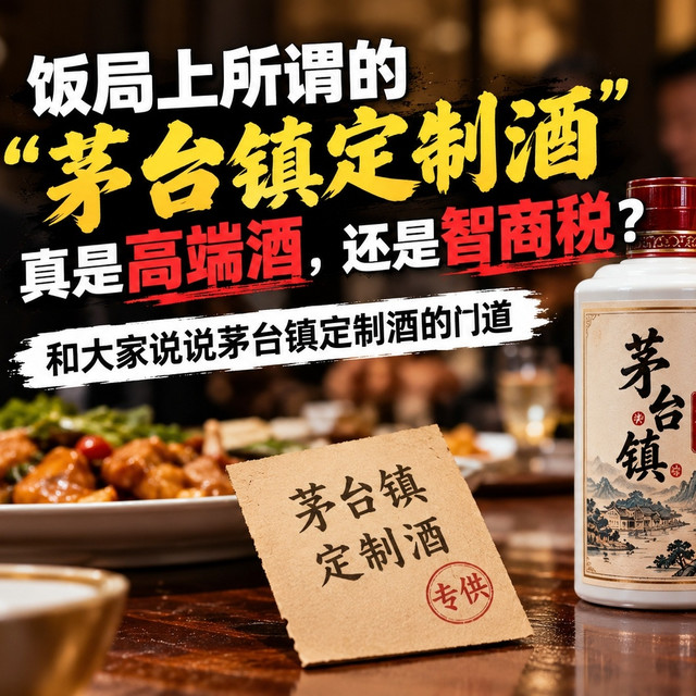 饭局上的“茅台镇定制酒”，真是高端酒？还是智商税？和大家说说茅台镇定制酒的门道
