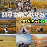 5天4晚!额尔古纳赏秋环线|掉进童话里的旅行
